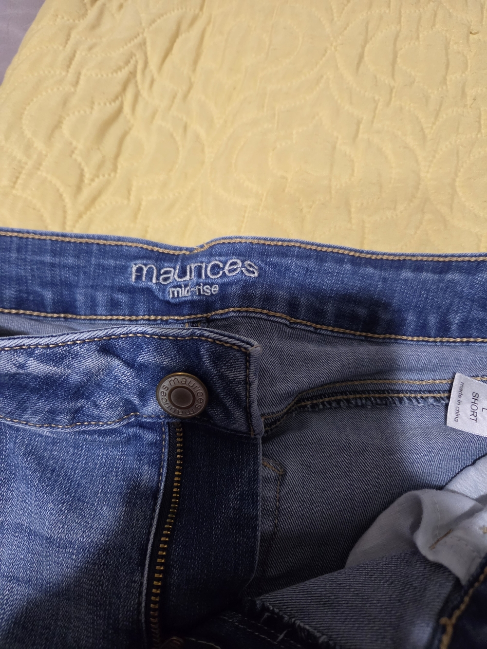 Maurices Blue Mid-Rise Boyfriend Jeans